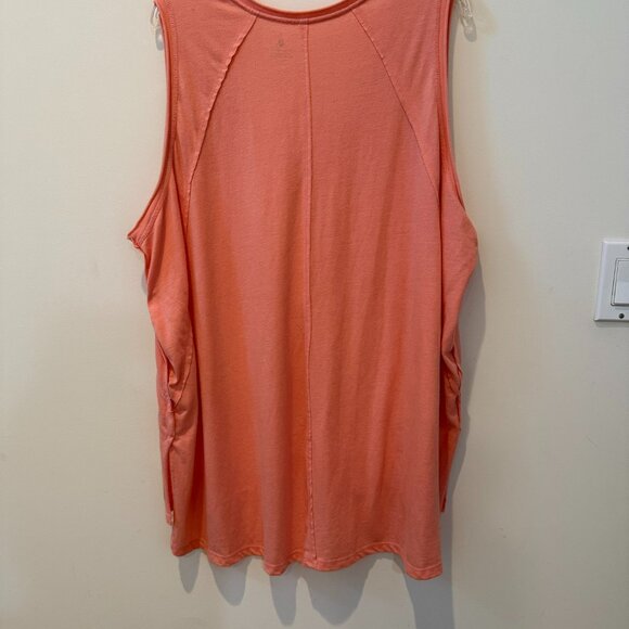 Free People FP Movement City Vibes Tank in Wild Papaya, oversized, size Small - Picture 3 of 11